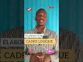 ÉLABORATION DU CADRE LOGIQUE 111