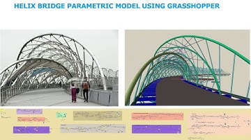 Helix Bridge Parametric Modelling in Rhino-Grasshopper