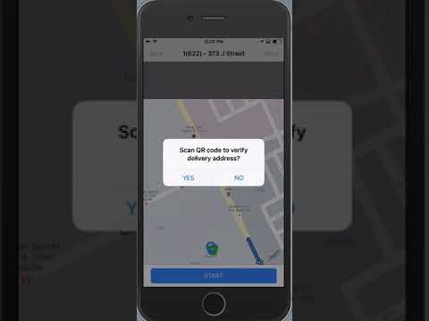 Delivery tracking app for Florists