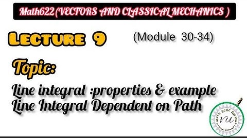 math622(vector and classical mechanics) || lecture 9 module(30-34)*iqra azhar*
