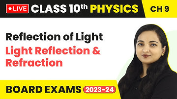 Reflection of Light: Light  - Reflection & Refraction | Class 10 Physics Chapter 9 (LIVE) 2023-24