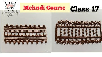 Mehndi class | Basic mehndi elements | mehndi | henna Class