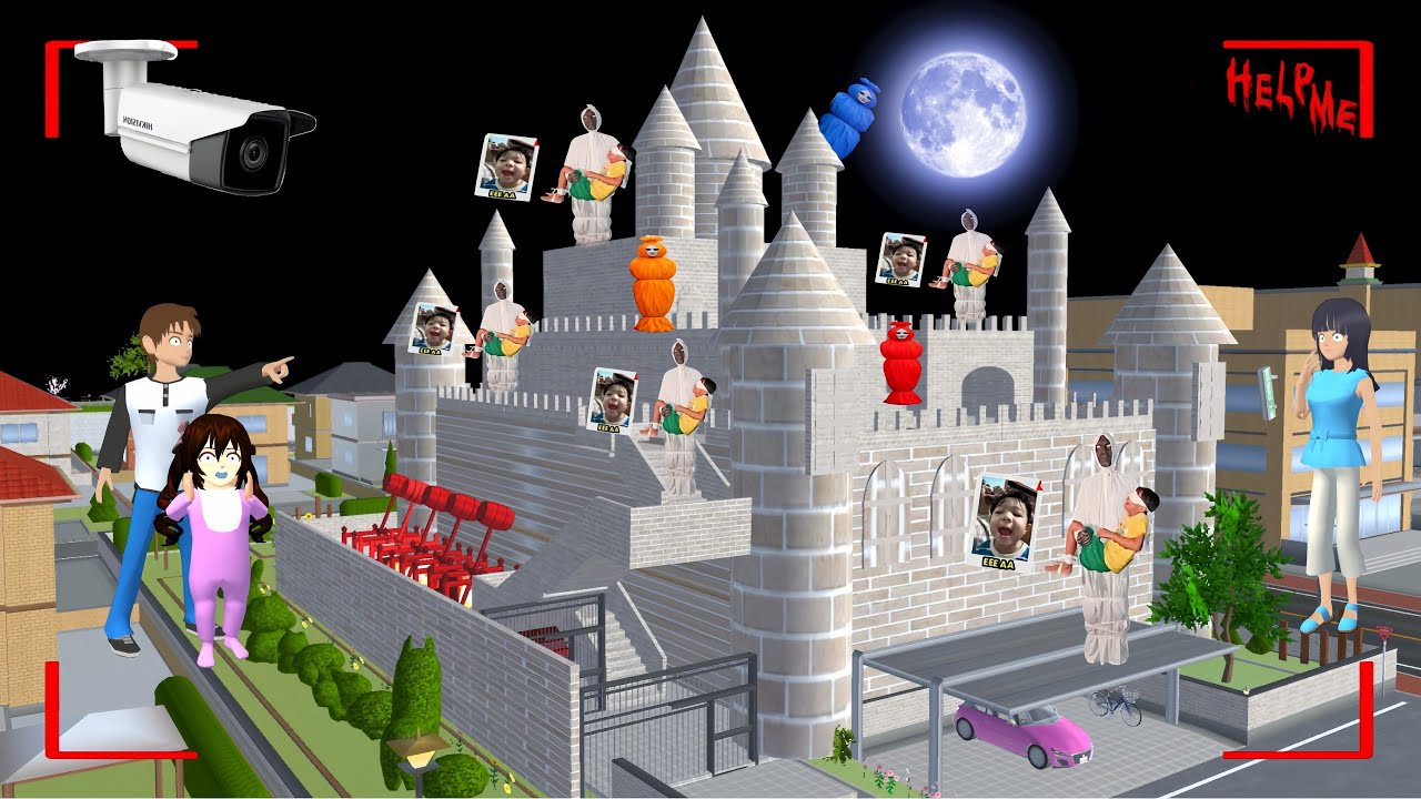 Yuta Mio Panik CCTV Merekam EEE A POCONG WARNA WARNI Di Depan rumah 😱| SSS