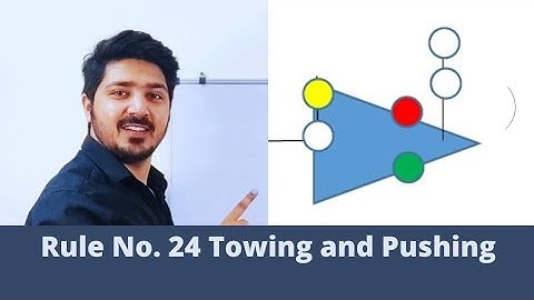 Rule no 24 TOWING AND PUSHING Explained |ROR| |DECK OFFICER| |Navigation| #merchantnavy #ror #study