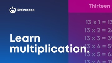 Learn your 13 Times Table / Multiplication Table of 13 FAST