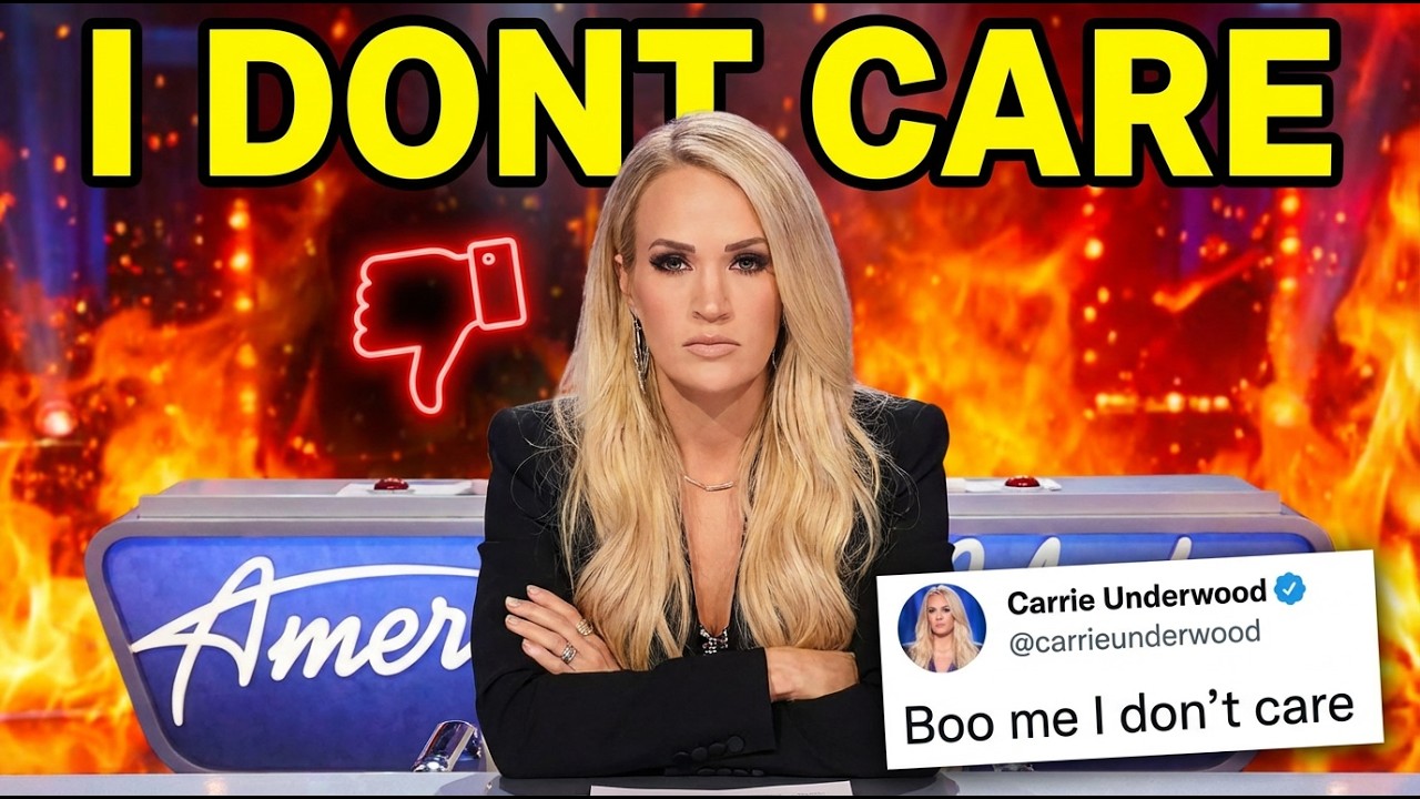 Кэрри Андервуд резко отреагировала на массовую волну критики в адрес участников American Idol.