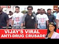 Tamil Nadu CM Vijay Leads Massive Anti-Drug Marathon, Running 6 km to Promote Sports and Fitness