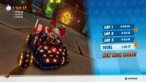 Cortex Castle - 1:50.17 (New Record) - Acceleration | Time Trial | Crash Team Racing Nitro Fueled