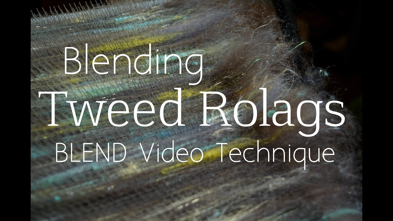 BLEND Book Trailer How To Blend Tweed Rolags YouTube blend-book-trailer-how-to-blend-tweed-rolags-youtube