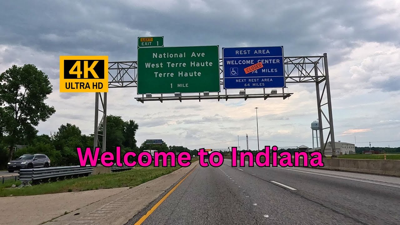 ⏰ Time Zone Changed — Driving from Marshall, IL to Terre Haute, IN via ...