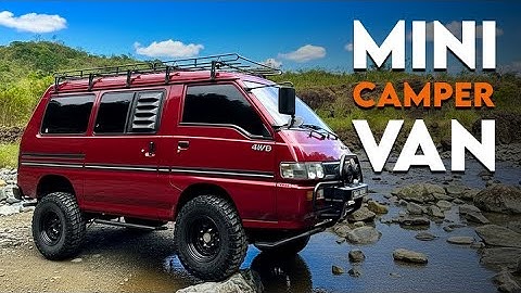 25 Mini Camper Van That Can Go Anywhere | Smallest Camper Van with Toilet