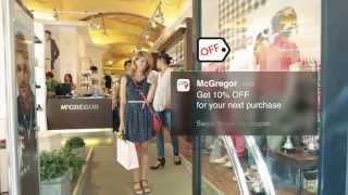 Movintracks, an interactive experience with beacons