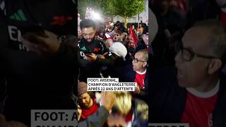 Foot: Arsenal, champion d'Angleterre après 22 ans d'attente