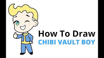 How to Draw Chibi Vault Boy Fallout Easy Step by Step Drawing Tutorial