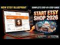 Etsy Shop Setup Tutorial 2026 | Step-by-Step Guide for Beginners