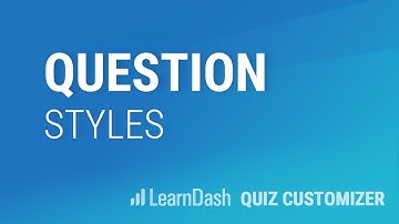 LearnDash Quiz Customizer - Question Styles