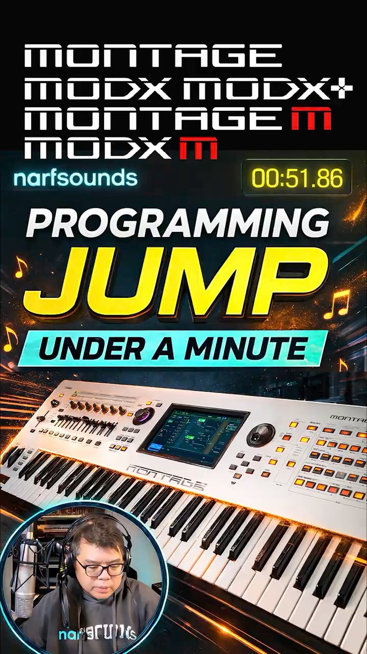Programming the “Jump” Synth Sound on Yamaha Montage in Under 60