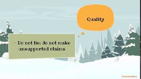 Pragmatics- Maxims of Conversation