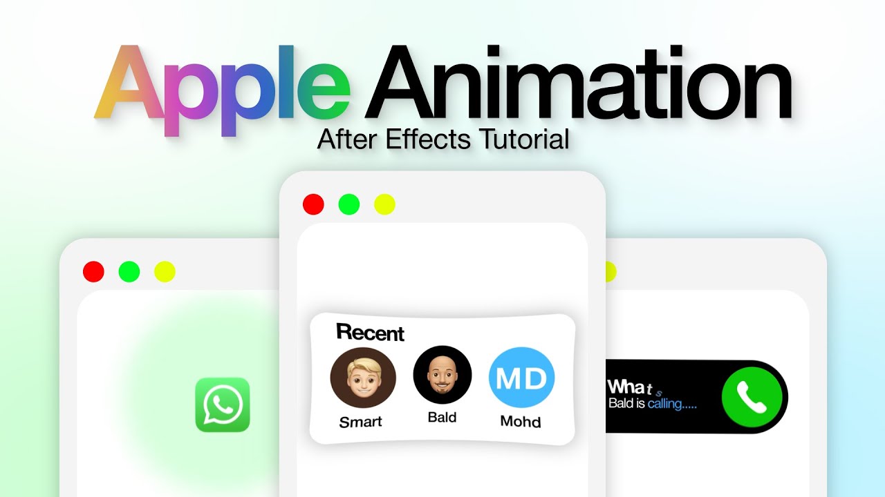 How to Edit in Apple Ui Style – Full After Effects Tutorial - YouTube
