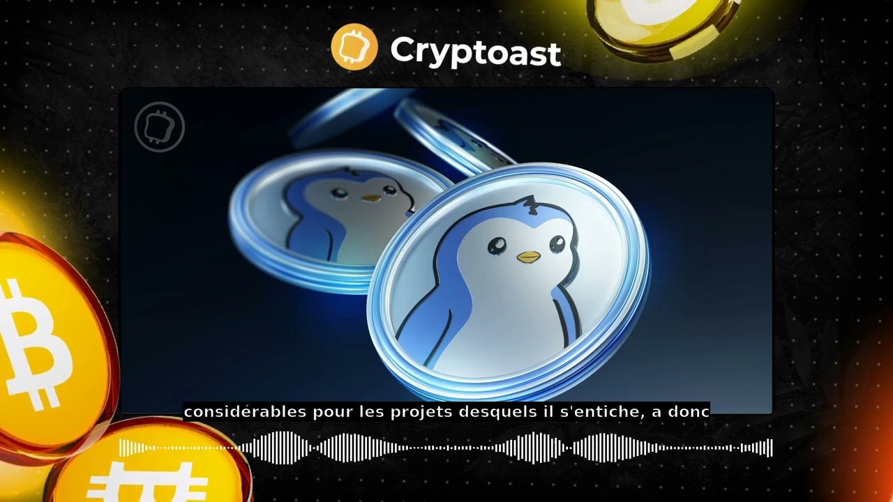 +90 % sur une semaine, +206 % sur un mois… Pourquoi le cours du Pudgy  Penguins (PENGU) explose-t...