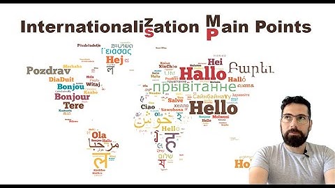 Internationalization (i18n) Main Points - part 1