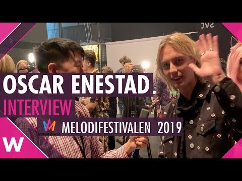 Oscar Enestad "I Love It" Interview @ Melodifestivalen 2019 | wiwibloggs