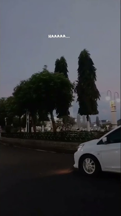 alun alun tegal di sore hari