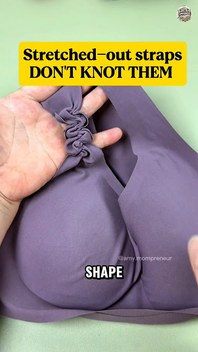 Sewing HACK : How to Fix Loose Bra Straps Without Cutting #shorts #sewing #tipandtricks