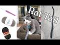 I crocheted a "rat tail" cat toy from natural fibers. Here's what my cats thought. 😼