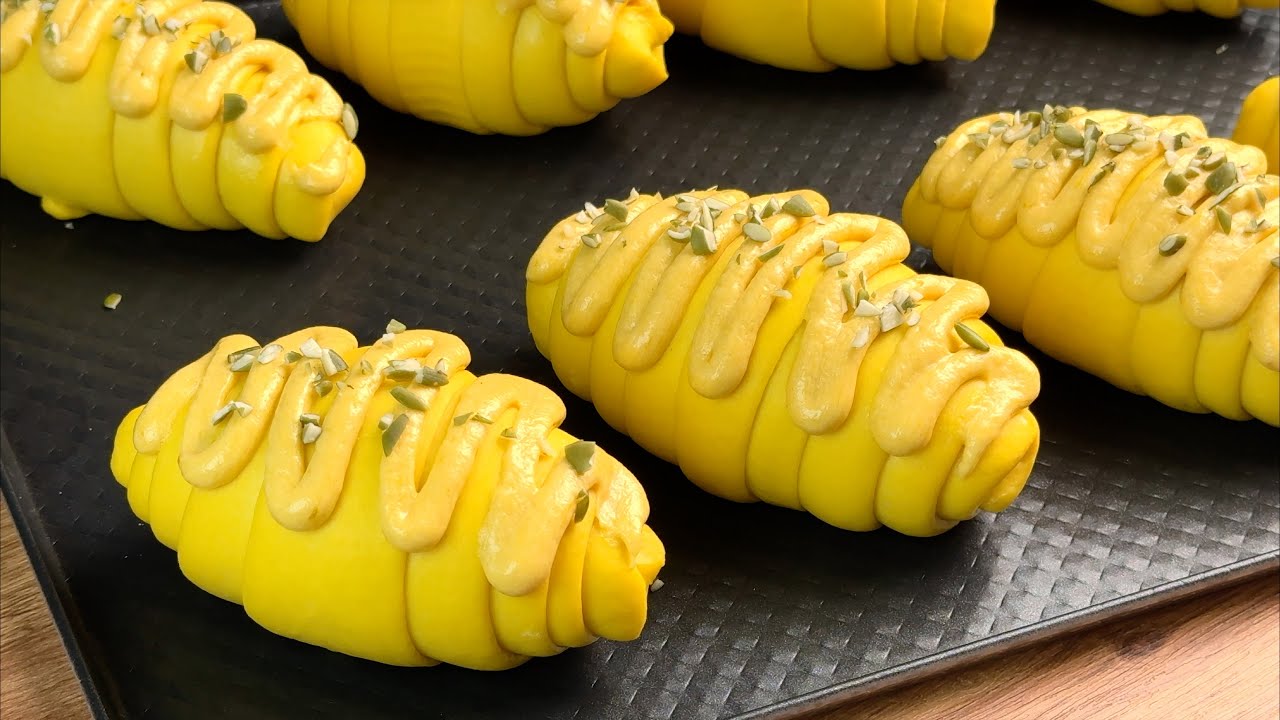 Простые тыквенные булочки | Мягкие, сладкие и вкусные