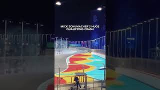 Acidente de Mick Schumacher no quali em Jeddah! (Mick Schumacher’s huge qualifying crash!)