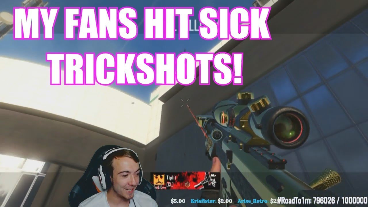 MY FANS ALWAYS HIT SICK BO2 TRICKSHOTS IN MY GAME!