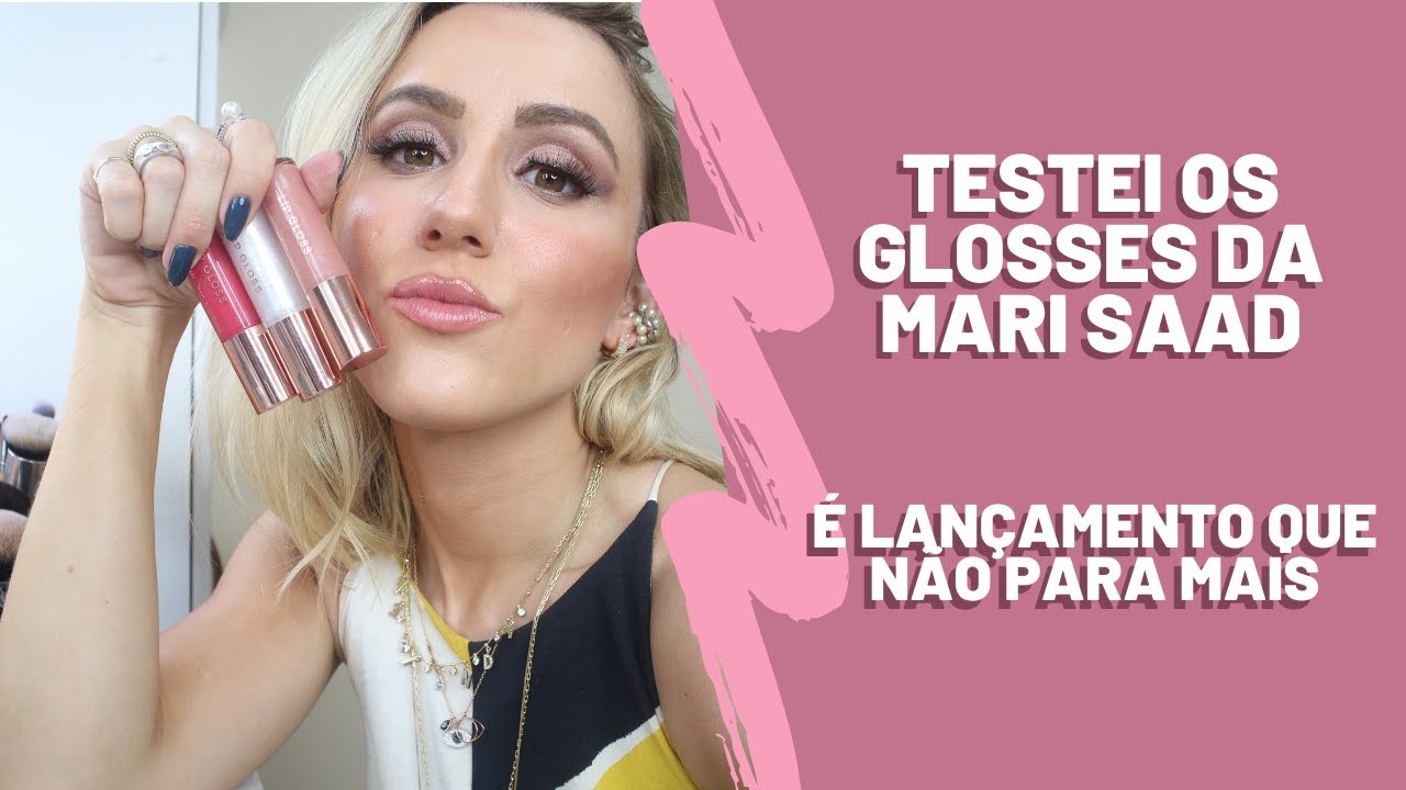 Novo LANÇAMENTO da MARI SAAD! Testei os glosses e lápis da coleção lábios e mostrei tudo para vocês