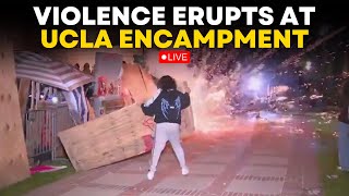 Pro-Palestine Protest At UCLA LIVE | Police On Campus Amid Pro Palestine Protests | Times Now LIVE