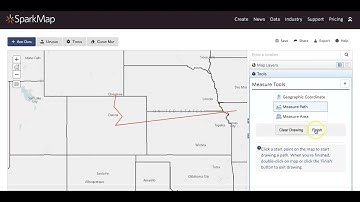 How to Use the Measure Tool in the SparkMap Map Room