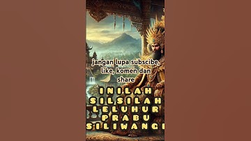leluhur prabu siliwangi