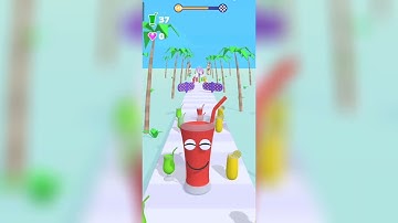juice Run - Gameplay Walkthrough (iOS & Android) #games #funny
