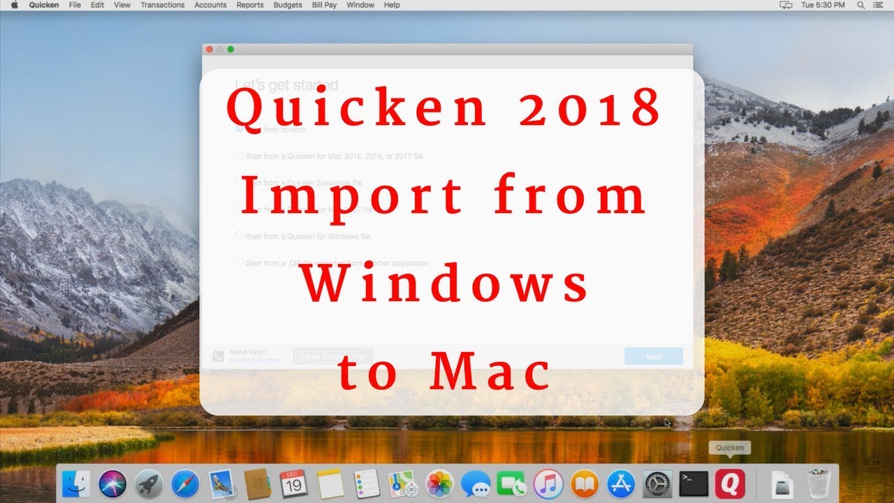 does quicken software for mac export to turbotax for mac