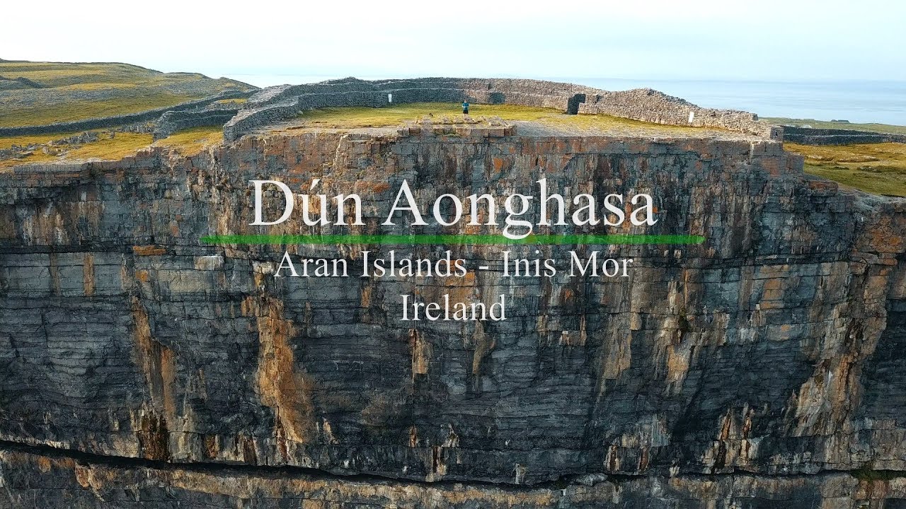 Dun AENGUS (Aran Islands,Inish Mor,Ireland) drone video 4K