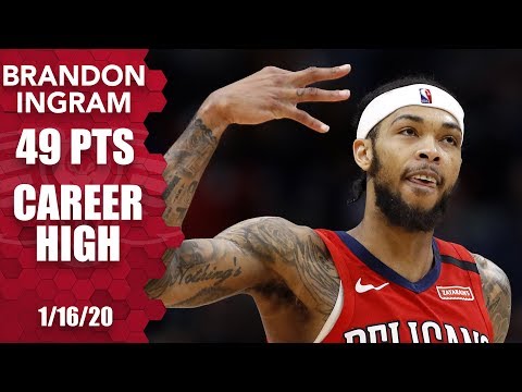 Brandon Ingram marks new career-high with 49 in Jazz vs. Pelicans | 2019-20 NBA Highlights