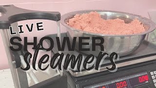 Live making EO shower steamers - recipe below