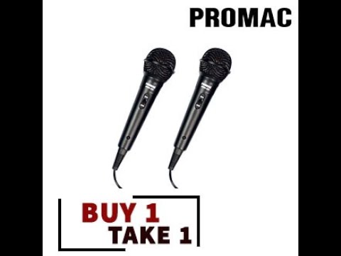 Promac PDM-201 Corded Microphone Buy 1 Take 1