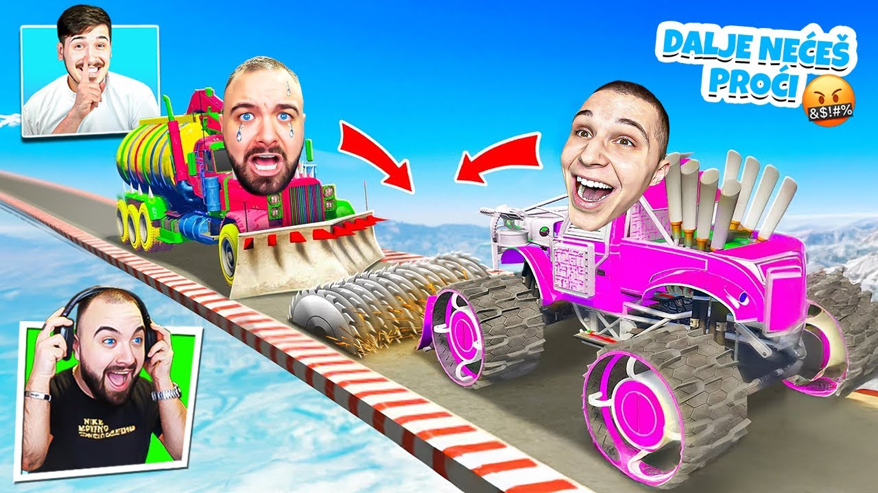 NEZAPAMĆEN HAOS – OVA GANJA TRKA U GTA 5 JE NEMOGUĆA! ⚠️🚧 (IMPE, ŠONE I KRSKO)