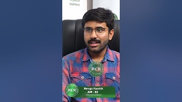 UPSC CSE Topper Merugu Kaushik (AIR 82) at Rc Reddy #upscresult2023 #teluguupscrankers  #upsc2023
