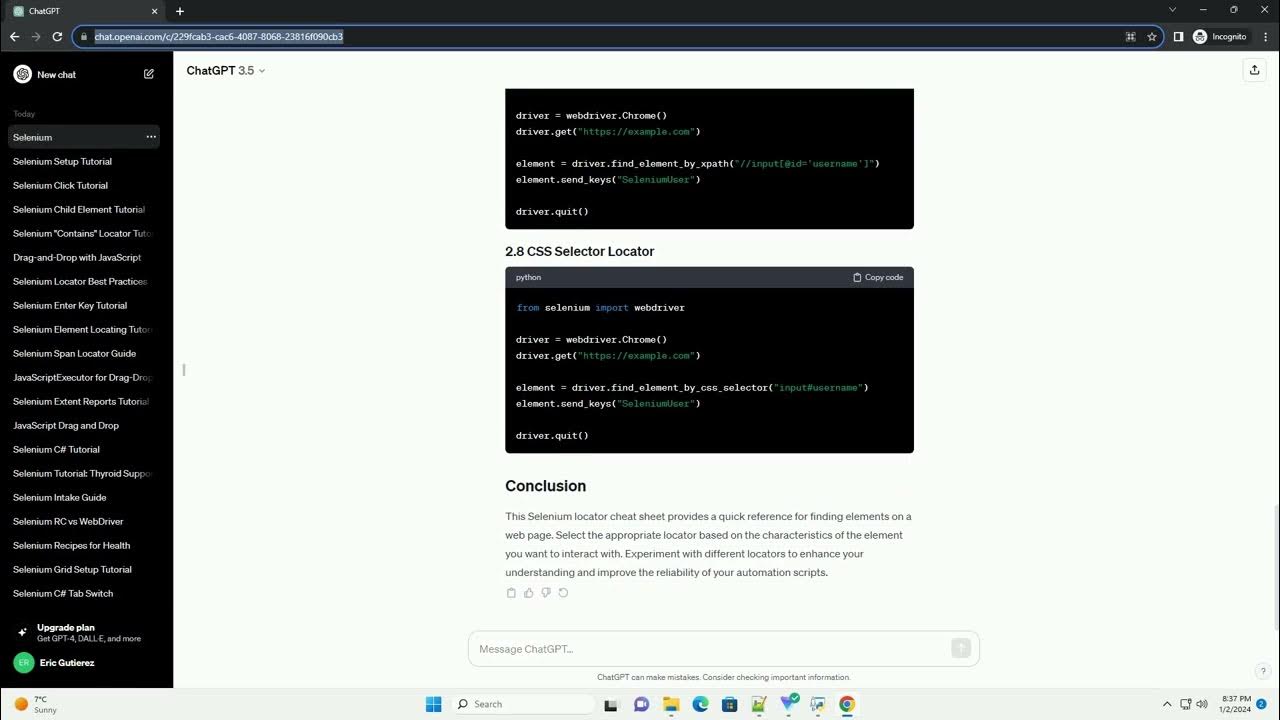 selenium locator cheat sheet - YouTube