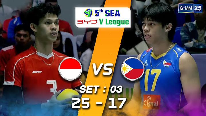 Indonesia 🇮🇩 vs Philippines 🇵🇭 | Highlight (SET 3) | 13 ก.ค. 68 | SEA V.League