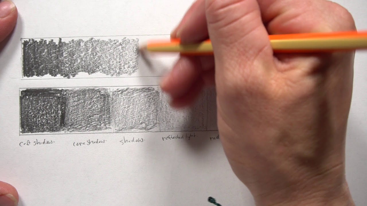 How to shade in Pencil Value scale YouTube