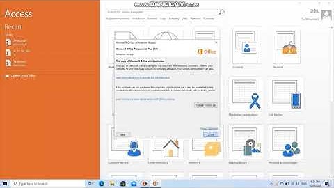 Cách tạo CSDL trên MCS access