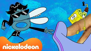 سبونج بوب | سبونج بوب يلعب الحجر والورق والمقص | روك وبايبر وسيزورز | Nickelodeon Arabia