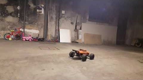 arrma outcast double standing backflip